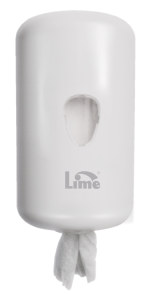 Диспенсер для полотенец с центральной вытяжкой, М1, LIME mini 120м, белый, №1