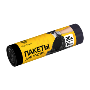 Пакет для мусора BLOOMWAY, 30 л, 7 мкрн