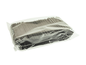 Трубочки мини черные 5х125 400 шт.