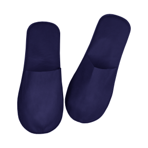 Тапочки одноразовые Стандарт Ультра с закрытым мысом 5мм синие