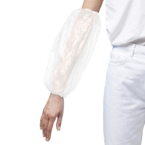 Нарукавник Elegreen одноразовый белый 6 гр. 25х40 п/э
