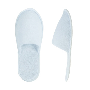 Тапочки одноразовые махровые Классик с закрытым мысом 3,5 мм белые