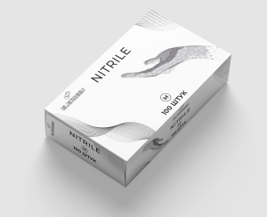 Перчатки нитриловые, неопудренные, нестерильные, цвет: черный, размер M. ELEGREEN, №50/500